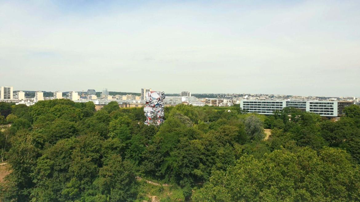 Vue depuis le rooftop de Capgemini